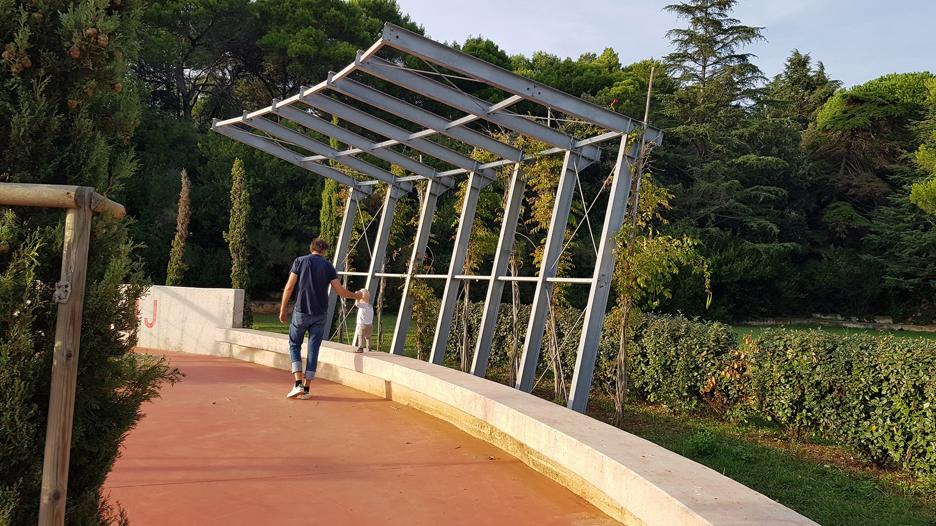 Park Area Design for Families at the Beach within the Martin Horvat Hospital Premises